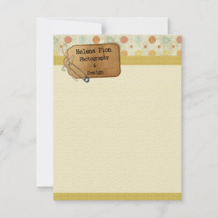 Business writing paper invitation