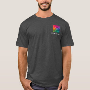Business Your Logo Here Custom Employee Men's T-Shirt