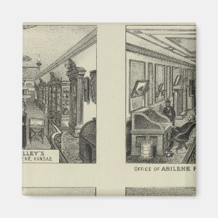Businesses and Residences, Abilene, Kansas Magnet