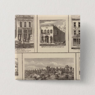 Businesses in Charles City, Davenport 15 Cm Square Badge