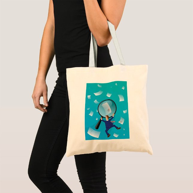 Businessman And Papers Tote Bag (Creator Uploaded)
