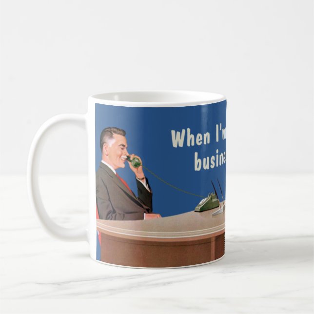 businessman voice coffee mug (Left)