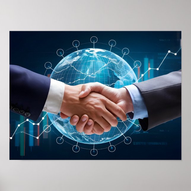 Businessmen Handshake  Poster (Front)