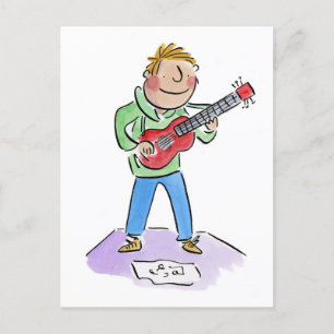 Busker Postcard