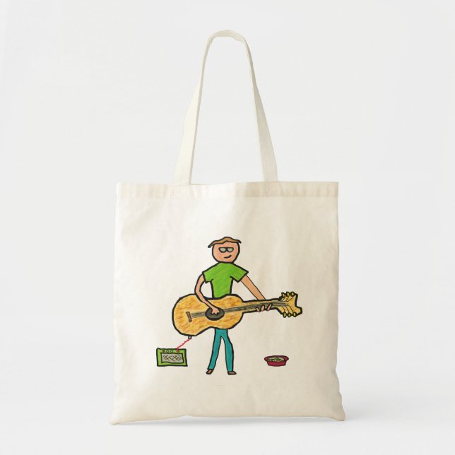 Busking Tote Bag (Front)