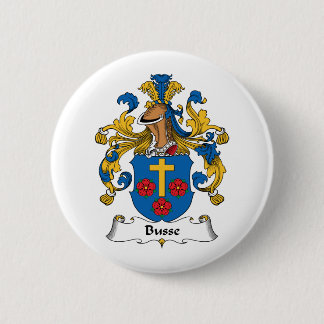 Busse Family Crest 6 Cm Round Badge