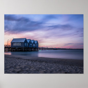 Busselton Jetty at Dusk Poster