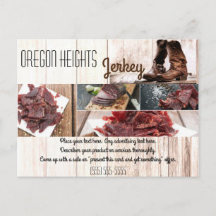 Bussiness Advertising Card Boots Country Rustic We