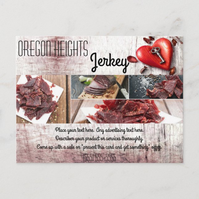 Bussiness Advertising Card Country Wood Key to my (Front)