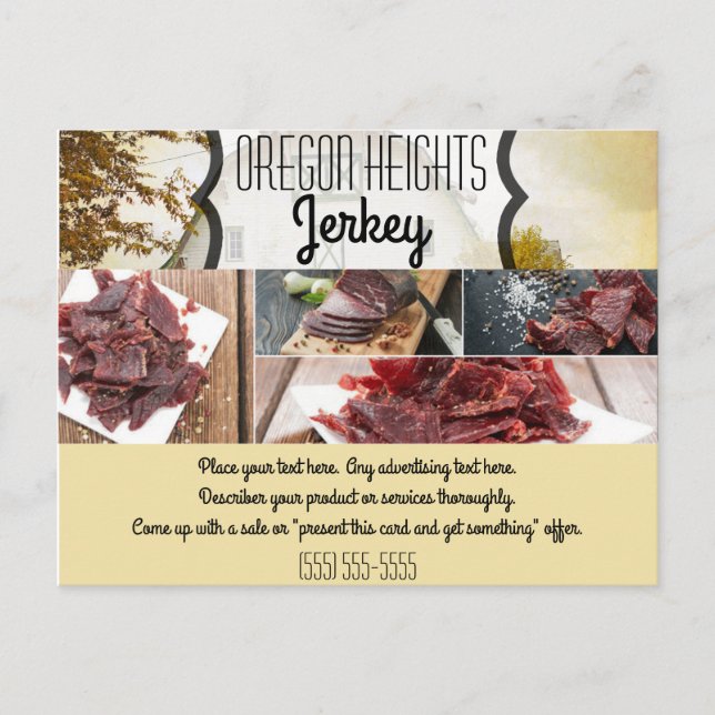 Bussiness Advertising Card Sunset Barn Country Rus (Front)