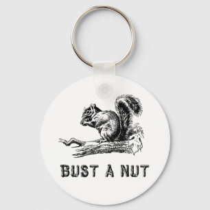 Bust a nut key ring