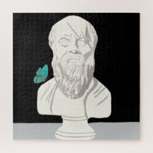 Bust of a Greek Philosopher Poster