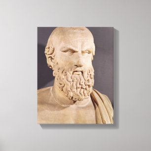 Bust of Aeschylus Canvas Print