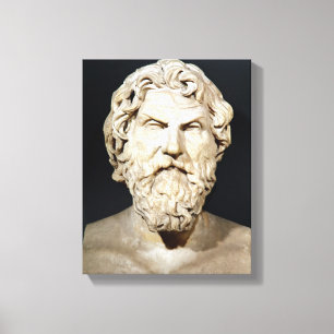 Bust of Antisthenes Canvas Print