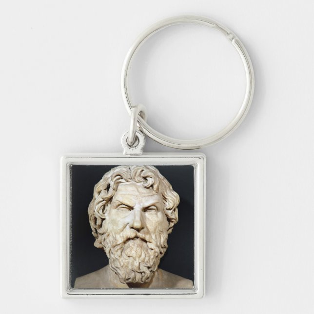 Bust of Antisthenes Key Ring (Front)