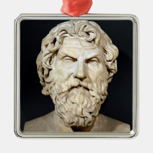 Bust of Antisthenes Metal Tree Decoration