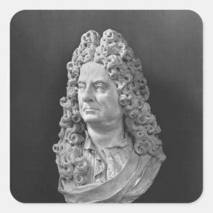 Bust of Antoine Coypel Square Sticker