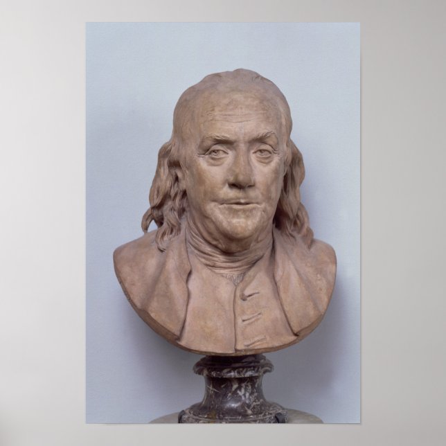 Bust of Benjamin Franklin  1778 Poster (Front)