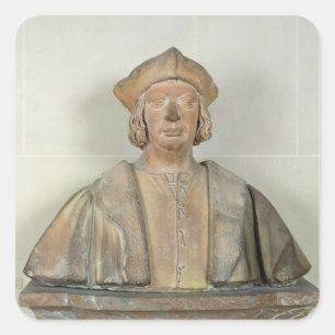 Bust of Chancellor Antoine Duprat Square Sticker