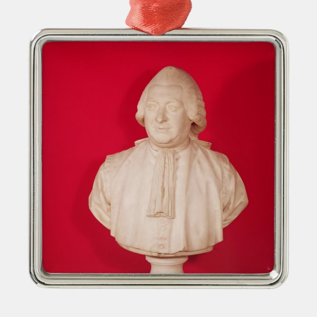 Bust of Chretien Guillaume Metal Tree Decoration (Front)