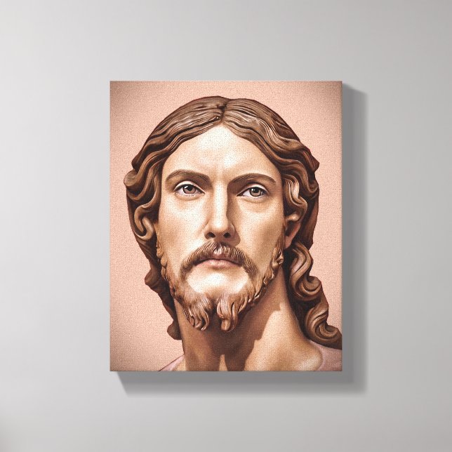 BUST OF CHRIST THE SAVIOR by MICHELANGELO 2026__ Canvas Print (Front)