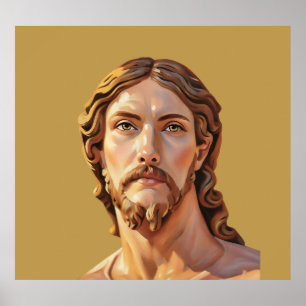 BUST OF CHRIST THE SAVIOR by MICHELANGELO 2026 Poster