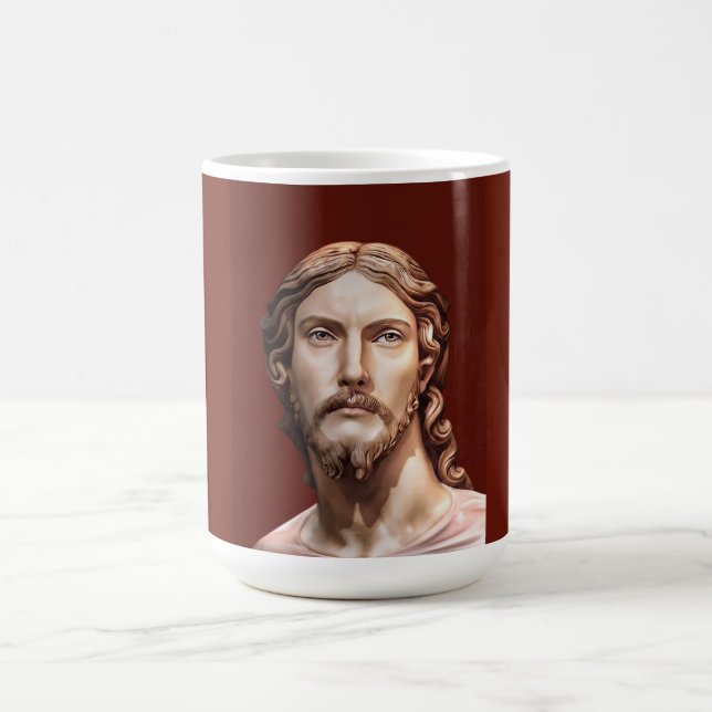 BUST OF CHRIST THE SAVIOUR by MICHELANGELO 2026 Coffee Mug (Center)