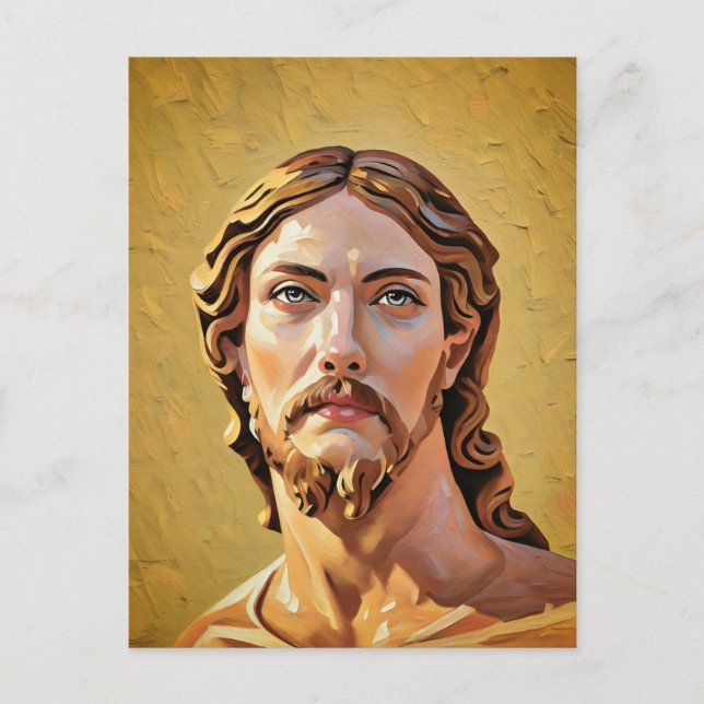 BUST OF CHRIST THE SAVIOUR by MICHELANGELO 2026_ Postcard (Front)