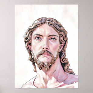 BUST OF CHRIST THE SAVIOUR by MICHELANGELO 2026 Poster