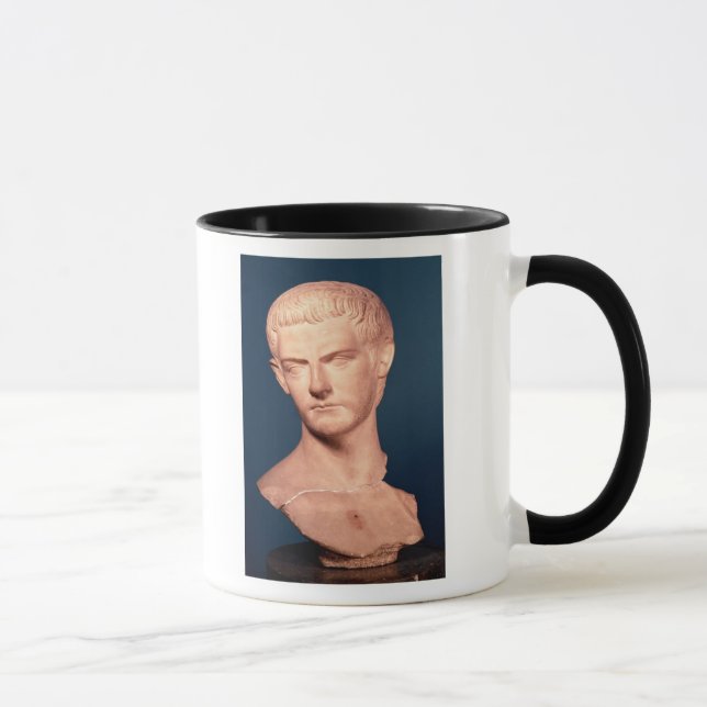Bust of Emperor Caligula  from Thrace, c.39-40 AD Mug (Right)