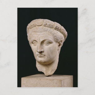 Bust of Emperor Claudius from Thasos Postcard
