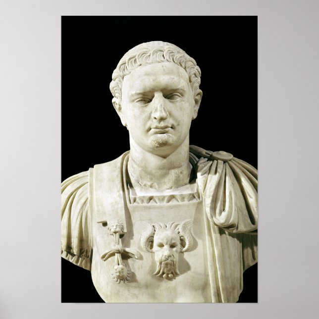Bust of Emperor Domitian Poster (Front)