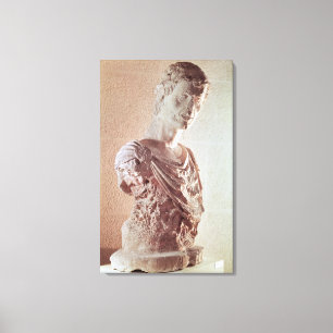 Bust of Emperor Frederick II Canvas Print