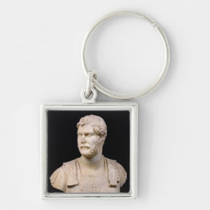 Bust of Emperor Hadrian  found in Crete Key Ring