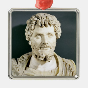 Bust of Emperor Septimus Severus Metal Tree Decoration