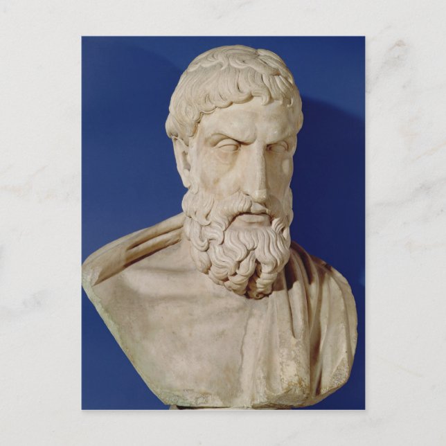 Bust of Epicurus Postcard (Front)