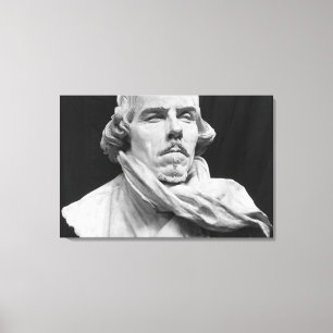 Bust of Eugene Delacroix Canvas Print