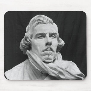 Bust of Eugene Delacroix Mouse Pad