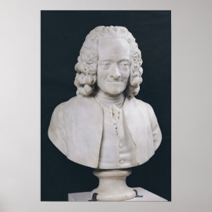 Bust of Francois Marie Arouet de Voltaire 1778 Poster