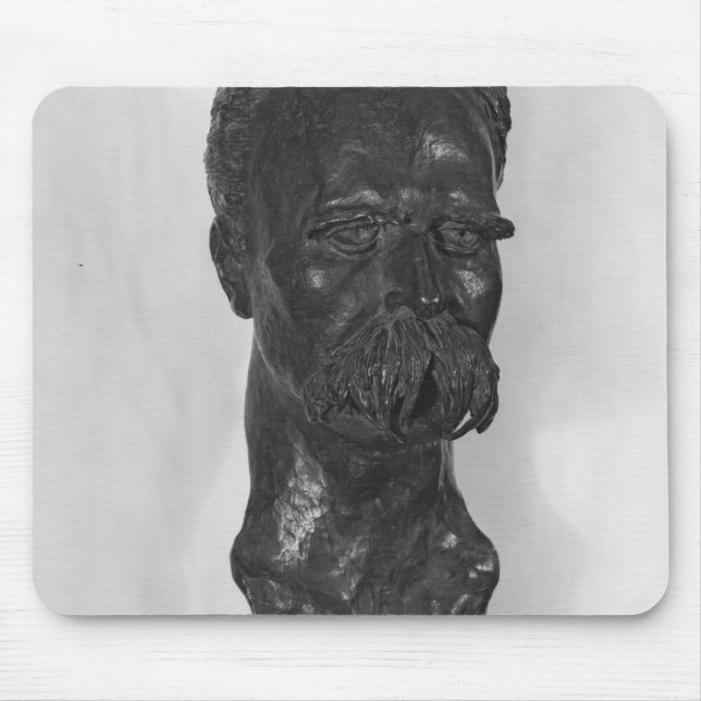 Bust of Friedrich Nietzsche  German Mouse Pad (Front)