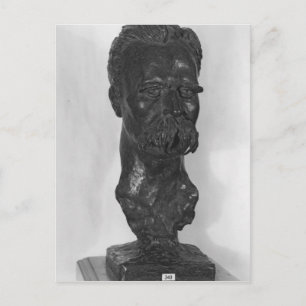 Bust of Friedrich Nietzsche  German Postcard