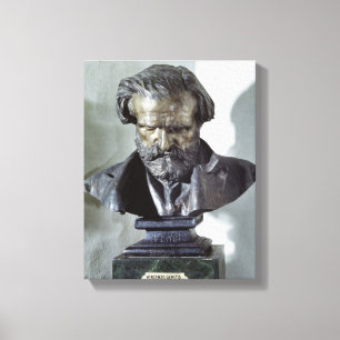 Bust of Giuseppe Verdi Canvas Print