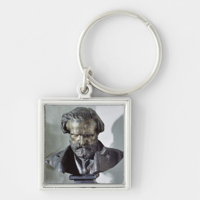 Bust of Giuseppe Verdi Key Ring (Front)