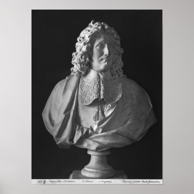 Bust of Jean-Baptiste Colbert de Torcy Poster (Front)