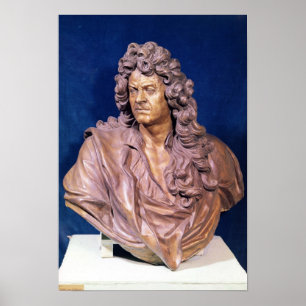 Bust of Jean Baptiste Lully Poster