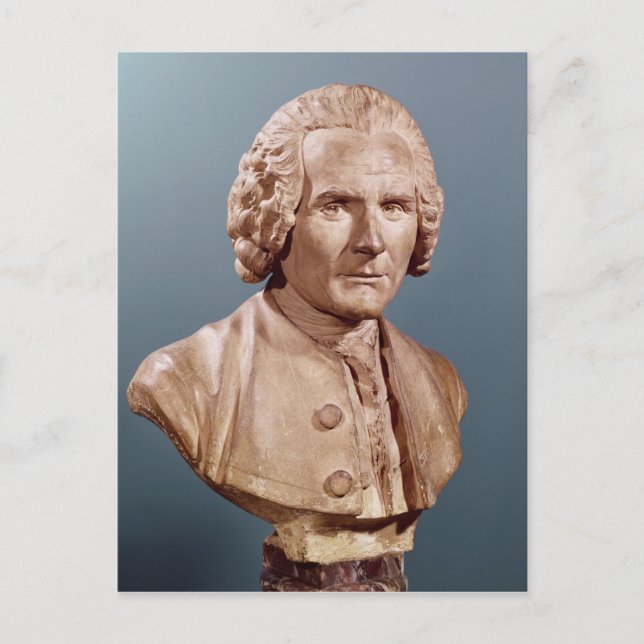Bust of Jean-Jacques Rousseau Postcard (Front)