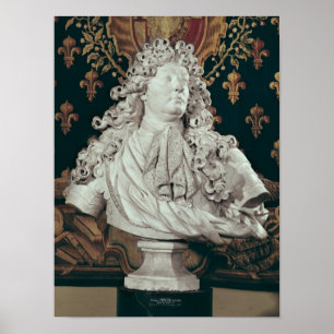 Bust of Louis XIV  1686 Poster