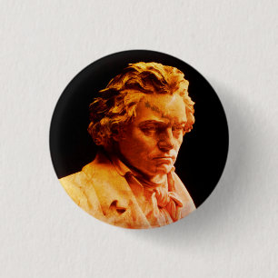 Bust of Ludwig 3 Cm Round Badge