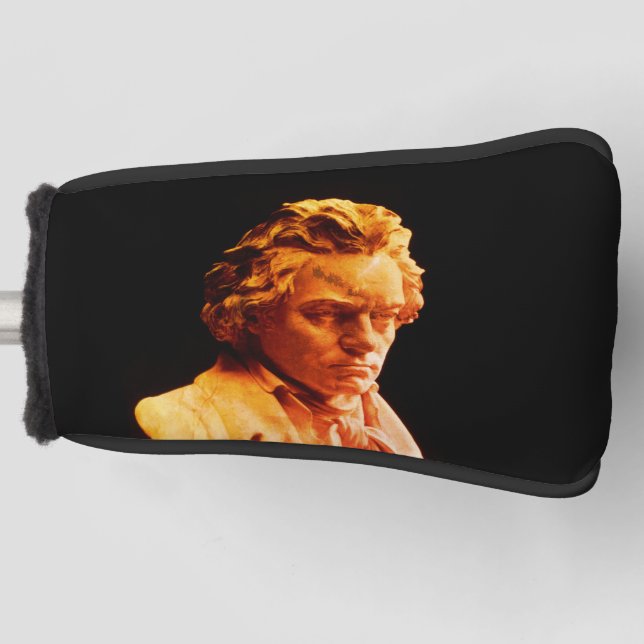 Bust of Ludwig Golf Head Cover (Front)