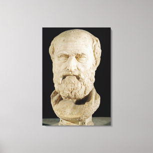 Bust of Lysias Canvas Print